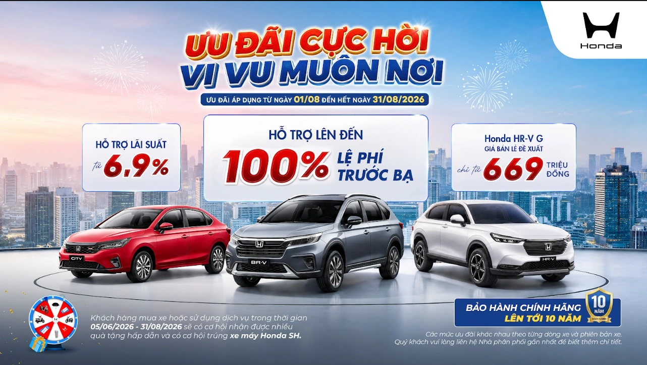 Chương trình tháng 08/2026: ƯU ĐÃI CỰC HỜI - VI VU MUÔN NƠI