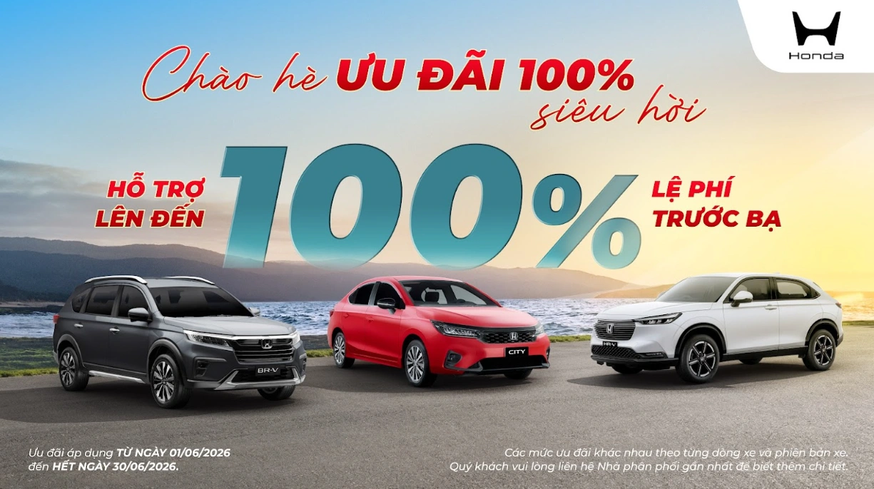 CHÀO HÈ THÁNG 06/2025 ƯU ĐÃI 100% SIÊU HỜI