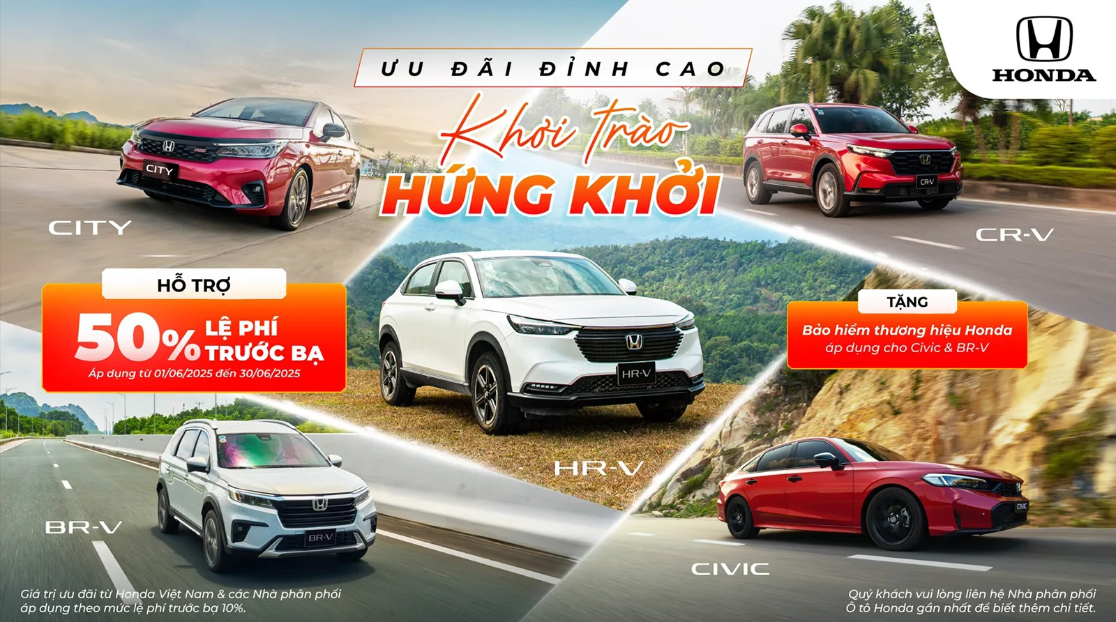Khuyến mãi mua xe tháng 06/2025: ƯU ĐÃI ĐỈNH CAO - KHƠI TRÀO HỨNG KHỞI