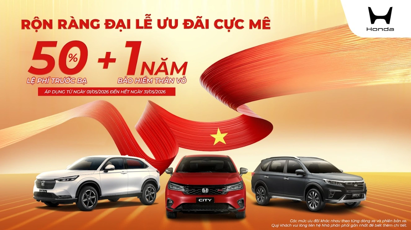 Chương trình tháng 05/2026: RỘN RÀNG ĐẠI LỄ - ƯU ĐÃI CỰC MÊ